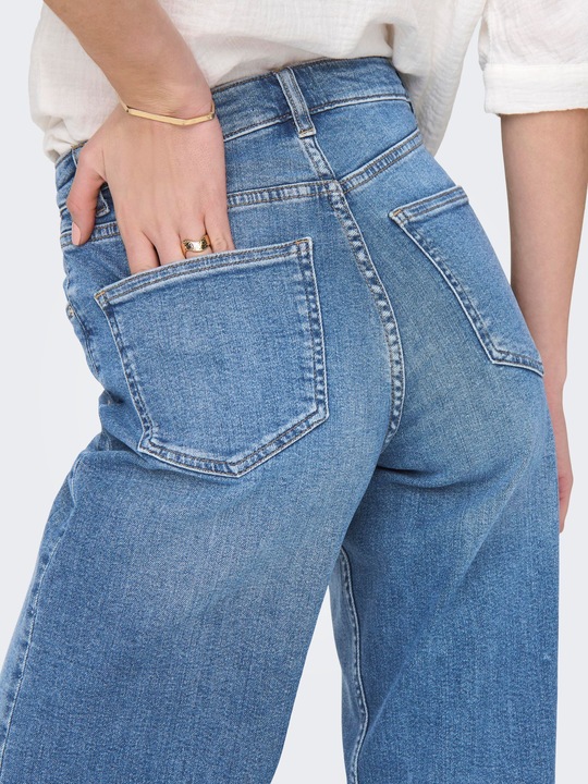 Actual product image Only ONLJUDITH Hohe Taille Weiter Beinschnitt Jeans Jeans mit weitem Bein (W26/L30)