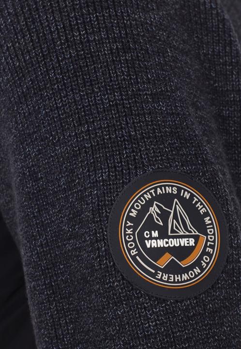 Produktbild Casa Moda Cardigan Strickjacke mit Reissverschluss und abnehmbarer Kapuze (L)