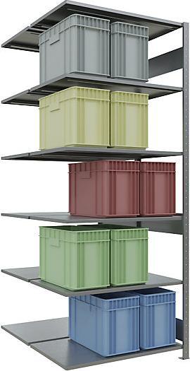 Actual product image eurokraft pro Boltless shelving, double row