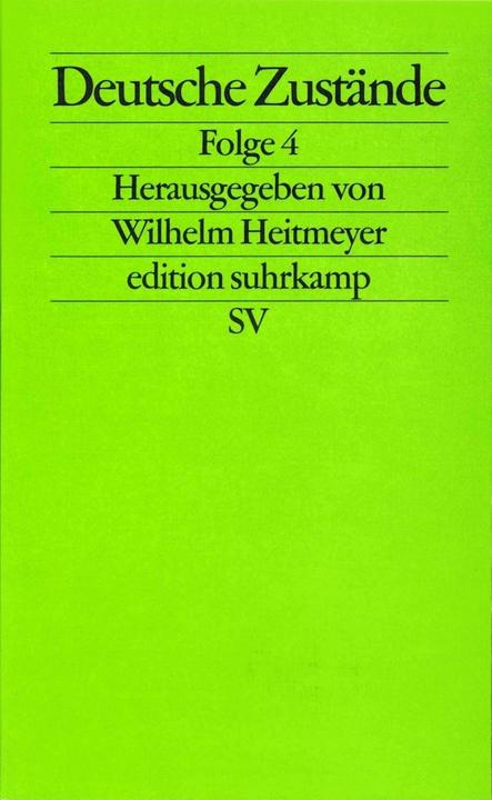 Produktbild Deutsche Zustände 4 (Deutsch, Wilhelm Heitmeyer, 2006)