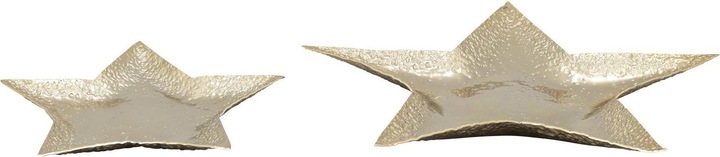 Produktbild Exner Garten und Wohnaccessoires SternTablett GROS - champagne gold - Aluminium - 31 cm