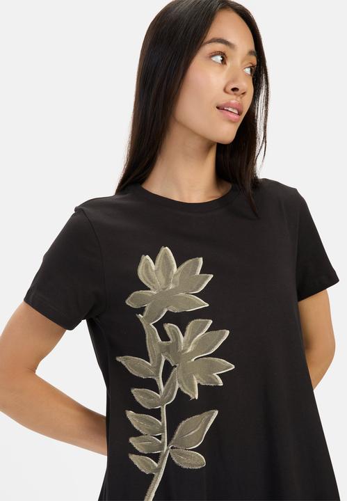 Image du produit Camel Active Kurzes T-Shirt-Kleid mit Blumenprint (M)
