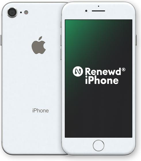 Actual product image Renewd iPhone 8 (64 GB, Silver, 4.70", 12 Mpx, Single SIM, A / Like new)