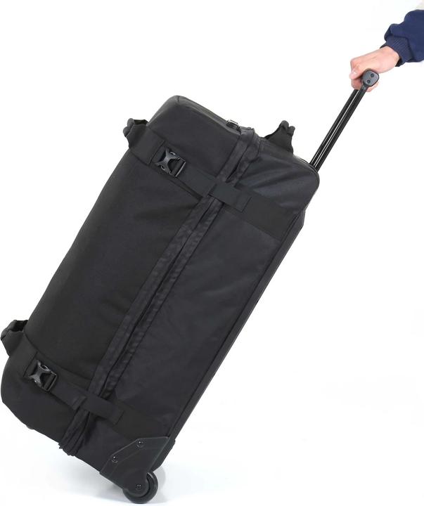 Actual product image Lifeventure Expedition Clamshell Duffle, 110 Litre Rigid-Base, Black (Additional padding)