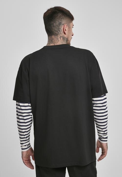 Produktbild Urban Classics Oversized Double Layer Striped LS Tee (XXL)