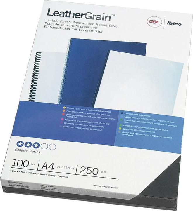 Produktbild GBC Umschlagdeckel LeatherGrain
