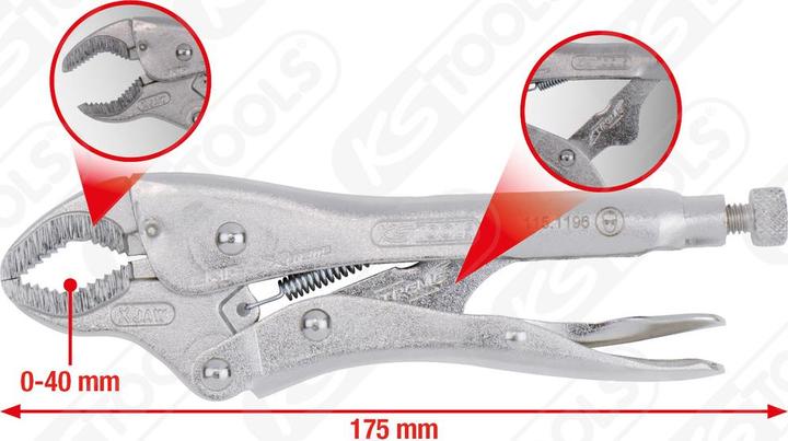 Image du produit KS Tools 115.1196 (175 mm)
