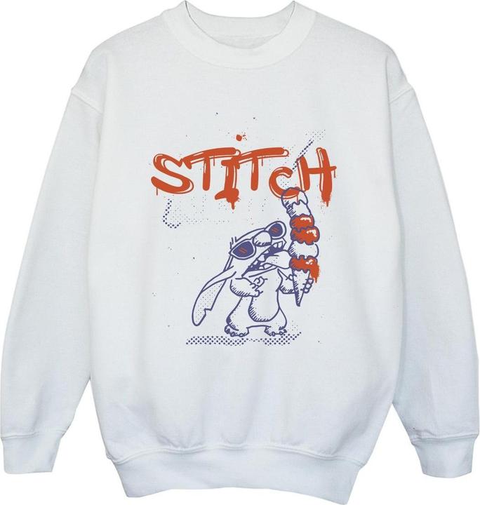 Actual product image Disney Girls Lilo & Stitch Ice Creams Sweatshirt (140, 146)