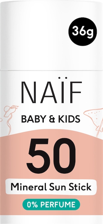 Naïf Sonnenschutzstick (Sonnenstick, SPF 50, 36 g)