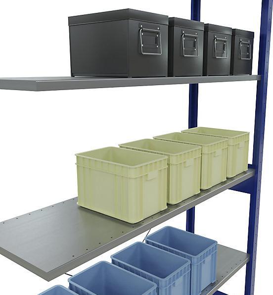Actual product image eurokraft pro Boltless shelving, single row