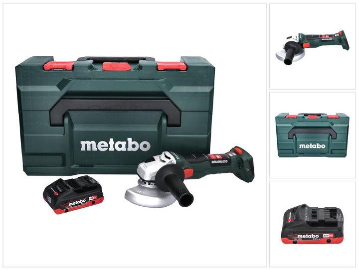 Image du produit Metabo W 18 LT BL 11-125 meuleuse d'angle à batterie 18 V 125 mm sans balais + 1x batterie 4,0 Ah + (125 mm)