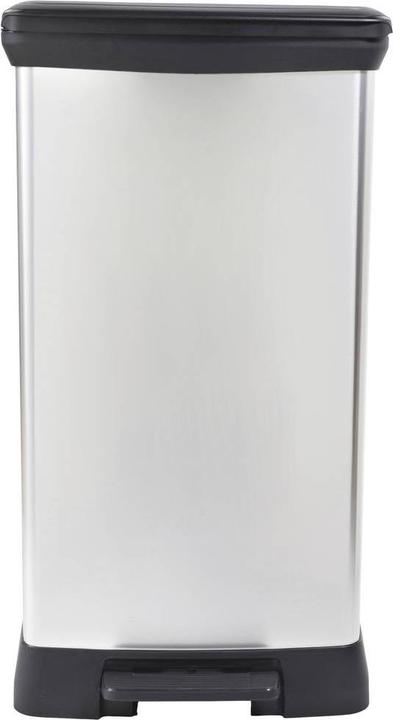 Productafbeelding Curver Deco prullenbak metalics 254620 Afvalbak 46 l (B x H x D) 407 x 749 x 307 mm S (46 l)