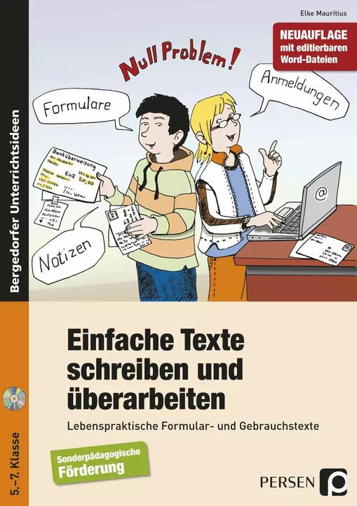 Produktbild Einfache Texte schreiben und überarbeiten (Deutsch, Elke Mauritius, 2022)