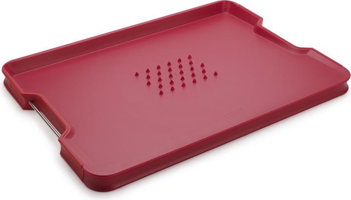Joseph Joseph Cut & Carve Plus Schneidebrett Gross - Rot