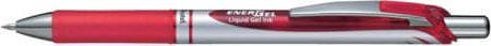 Actual product image Pentel EnerGel Xm (Silver, Red, 1 x)