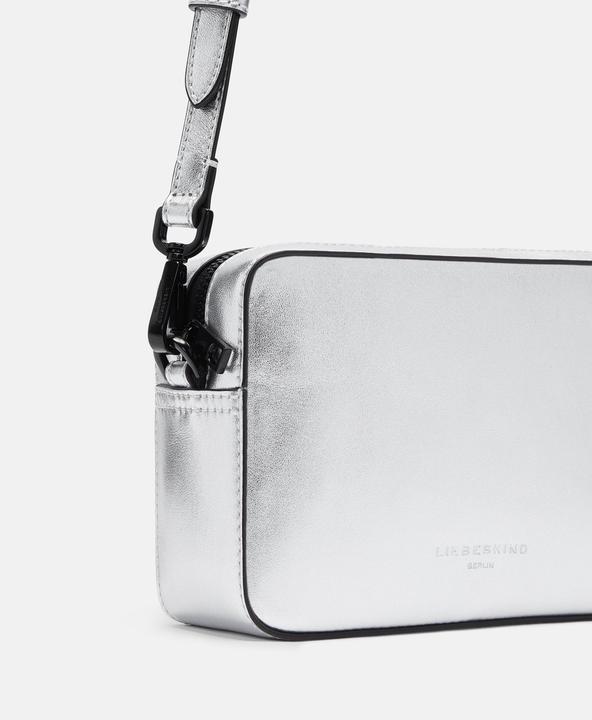 Produktbild Liebeskind Berlin Leren Schoudertas Hilla Silver Camera Bag Silver Zilverkleurig