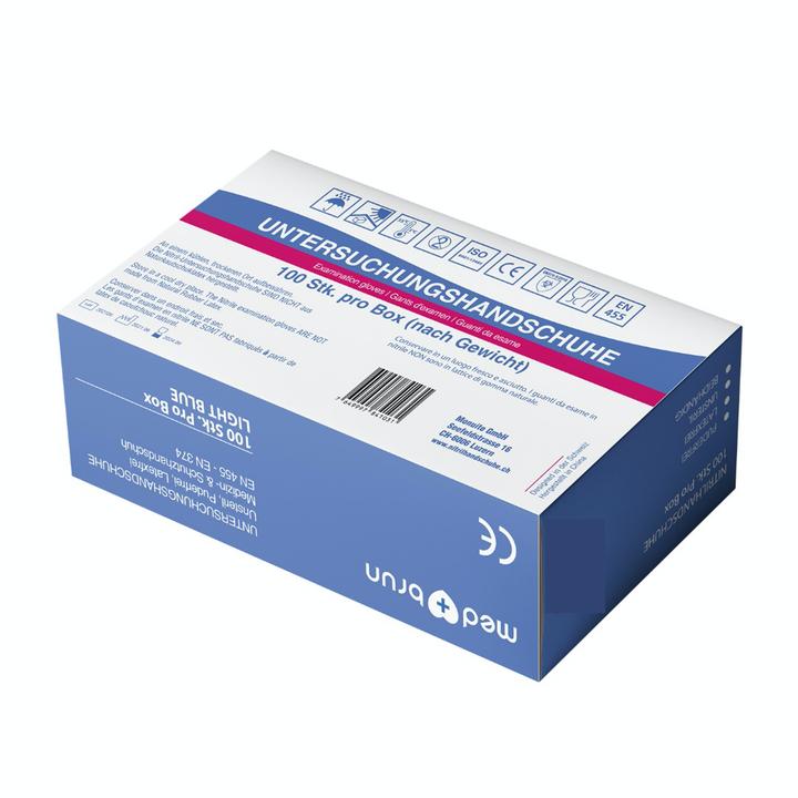 Image du produit MedBrun Nitrilhandschuhe Nitril Expert light blue (S)