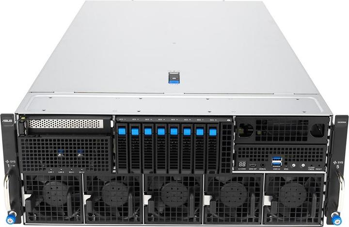 Produktbild ASUS Platforma Rack (4U) ESC8000A-E13P AMD EPYC 9005 (8xNVMe 2xM.2 2x10Gbe IPMI 3200W)