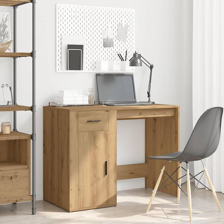 Image du produit vidaXL Schreibtisch Artisan-Eiche 100x49x75 cm Holzwerkstoff Bürotisch (100 x 49 x 75 cm)