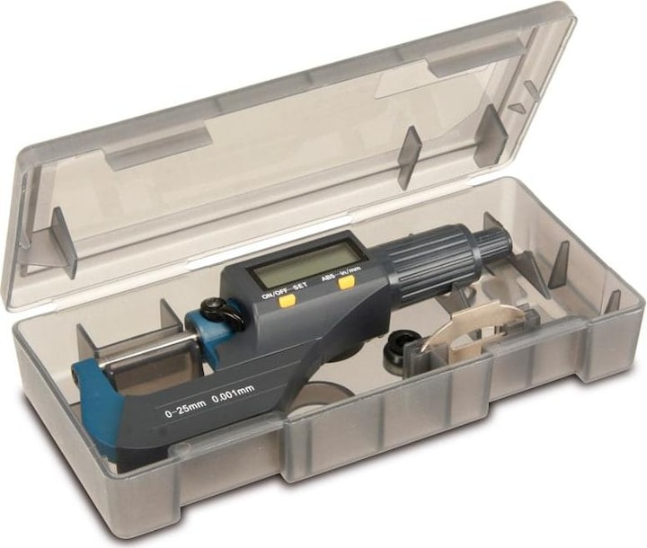Actual product image Eneroid Micrometer, digital, 0...25mm, 0.001mm, plastic box (2.50 cm)