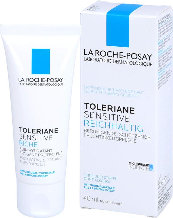 Productafbeelding La Roche Posay Toleriane Sensitive Reichhaltig (40 ml, 24h crème, Tot SPF 10)