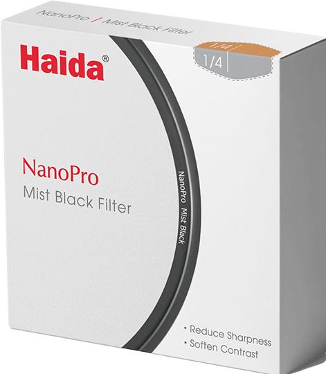 Produktbild Haida NanoPro Mist Black Dunst 1/4 Filter 52mm (52 mm, Diffusionsfilter)
