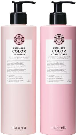 Produktbild Maria Nila Luminous Colour Care Duo (500 ml, Flüssiges Shampoo)