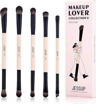 Image du produit Jessup 10-in-5 Duo-End Precision Eye Brush Collection zestaw 5 pędzli do makijażu oka T509 (Sourcils)