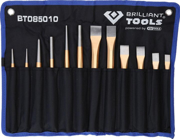 Actual product image KS Tools Chisel and punch set 12 pieces