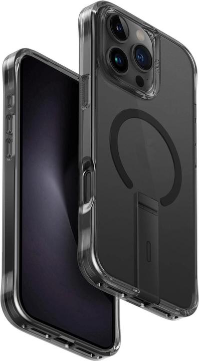 Produktbild Uniq etui Eleva with Vertica Stand iPhone 16 Pro 6.3" czarny/carbon black (Apple iPhone 16 Pro)