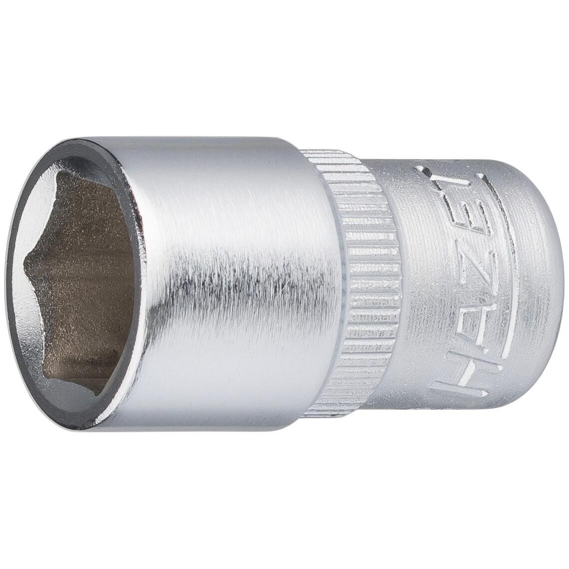 HAZET, Steckschlüssel + Stecknuss, Steckschlüsseleinsatz ∙ Sechskant 850-10 ∙ Vierkant6,3 mm (1/4 Zoll) ∙ Aussen Sechska...