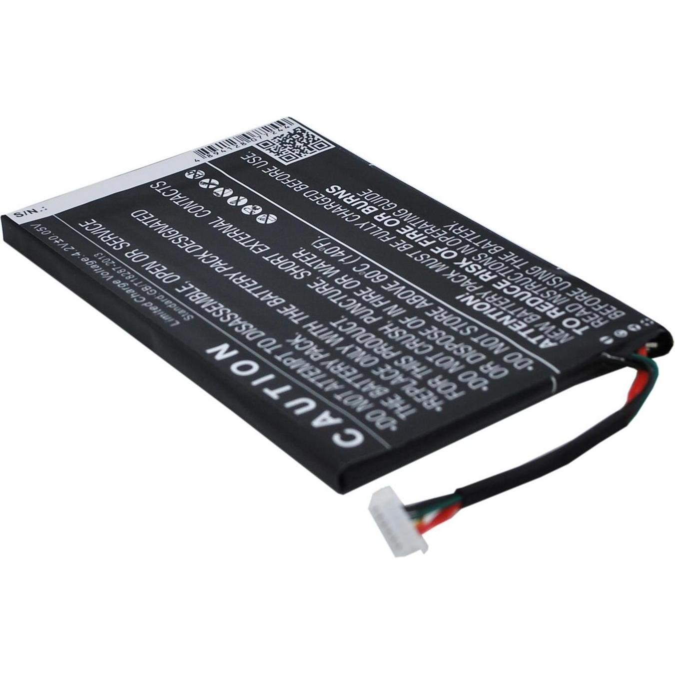 CoreParts Battery for E-book, E-reader, Notebook Ersatzteile, Schwarz