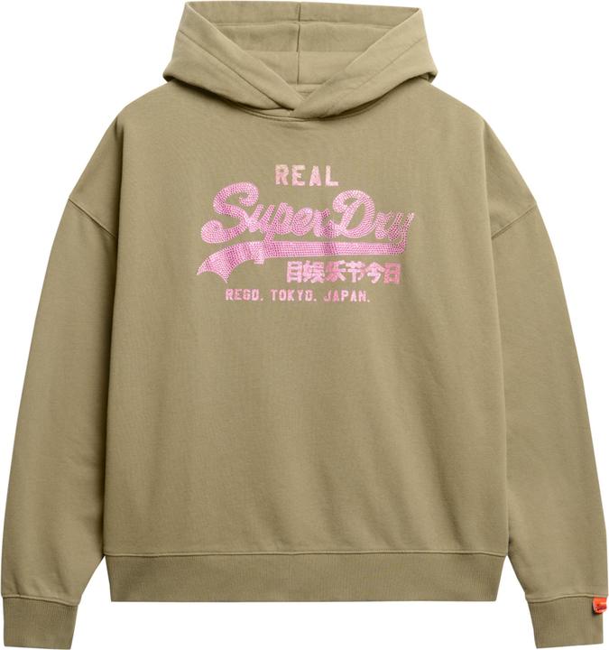 Actual product image Superdry Vl Rhinestone Relaxed Hood (10XL)