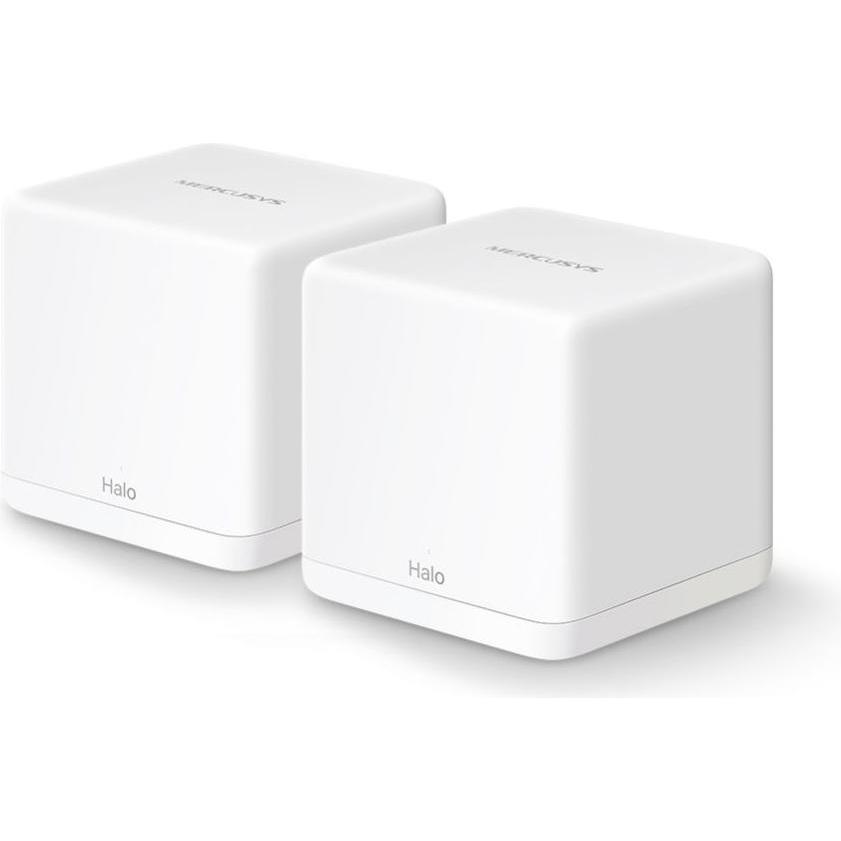 Mercusys Halo (2-pack) Dual-Band (/5 GHz) Wi-Fi 5 (802.11ac) Intern, Router, Weiss