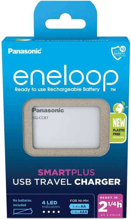 Panasonic BQ-CC87 (1 pcs, 1900 mAh, Chargeurs sans batterie)