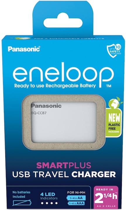 Panasonic BQ-CC87 (1 Stk., 1900 mAh, Ladegerät ohne Akku)