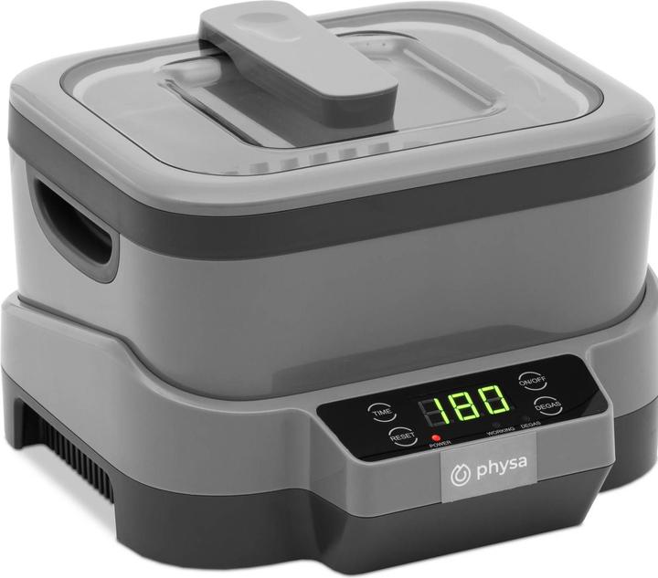 Physa Pulitore a ultrasuoni - 1,2 l - 70 W - Timer - Modalità Degas (40 kHz, 1200 ml)