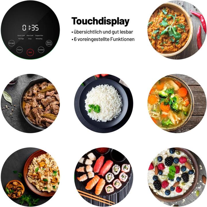 Produktbild Lauben Reiskocher mit Low-Sugar-Funktion