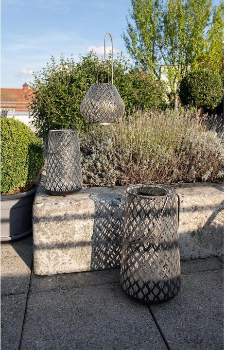 Immagine prodotto STT Lanterna solare Antic Emilia, Ø 20 cm, blu navy