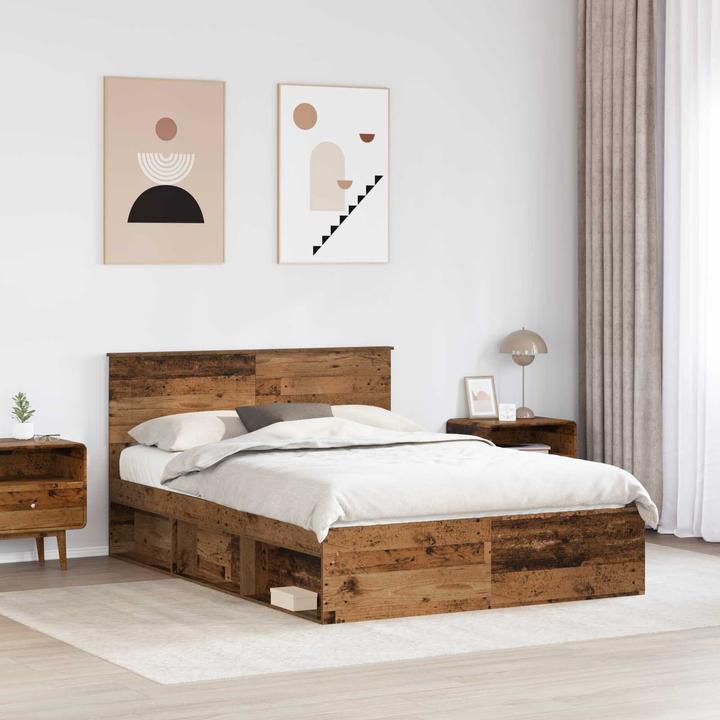 Image du produit vidaXL Modernes Bett (140 x 190 cm)