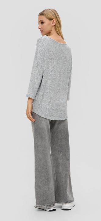 Produktbild S.Oliver T-Shirt Weiches Shirt aus Viskosemix in Melange-Optik (XXL)