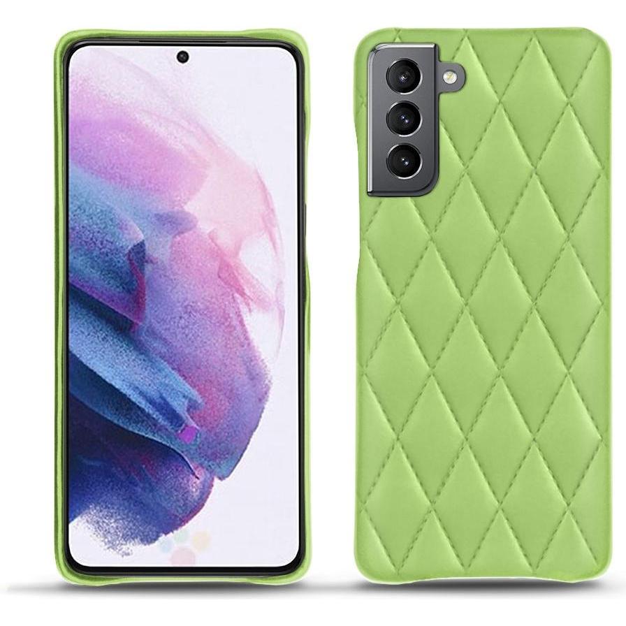 Noreve Lederschutzhülle (Samsung Galaxy S21+), Smartphone Hülle, Grün