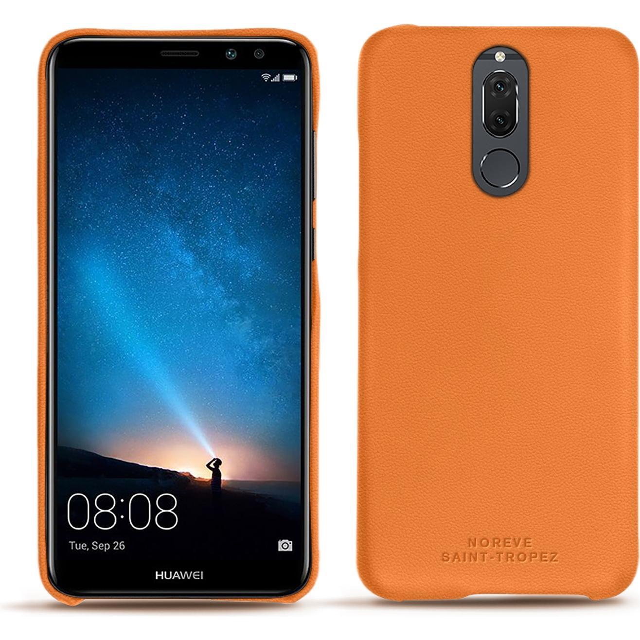 Noreve Lederschutzhülle (Huawei Mate 10 Lite), Smartphone Hülle, Orange
