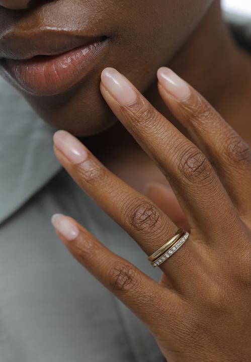 Actual product image Elli Ring Crystals Memoire Band Ring Basic Set of 2 925 Silver (58, 925 Silver)