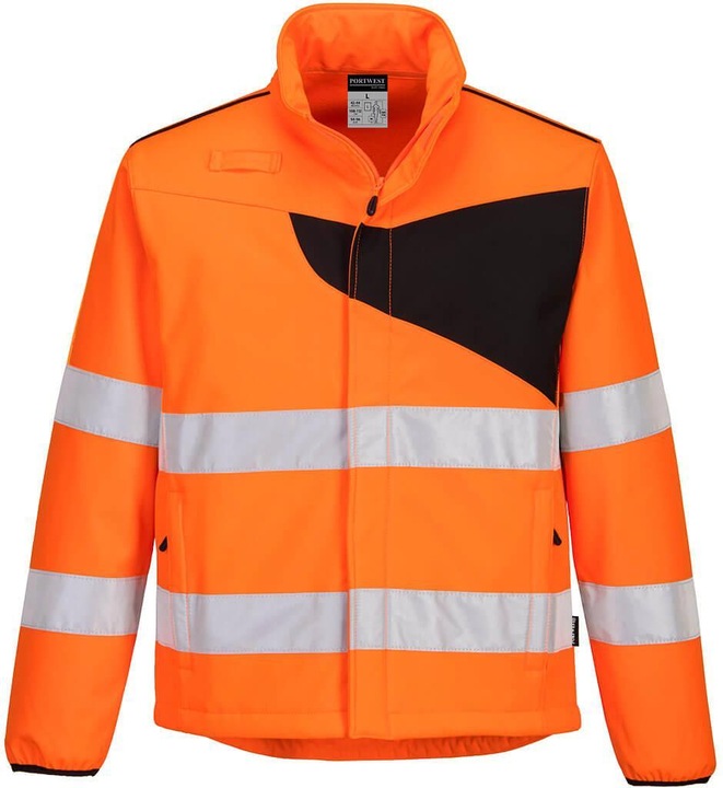 Image du produit Portwest Veste de sécurité PW2 Softshell haute visibilité pour homme (XXL)