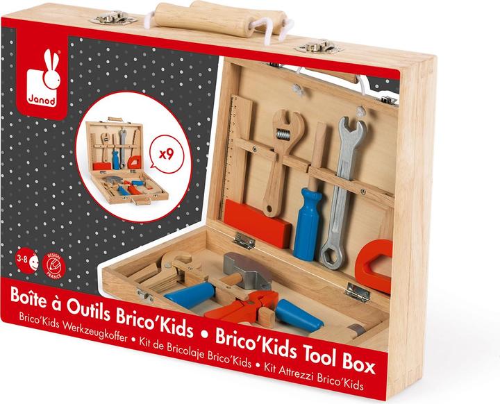 Actual product image Janod Brico'Kids toolbox