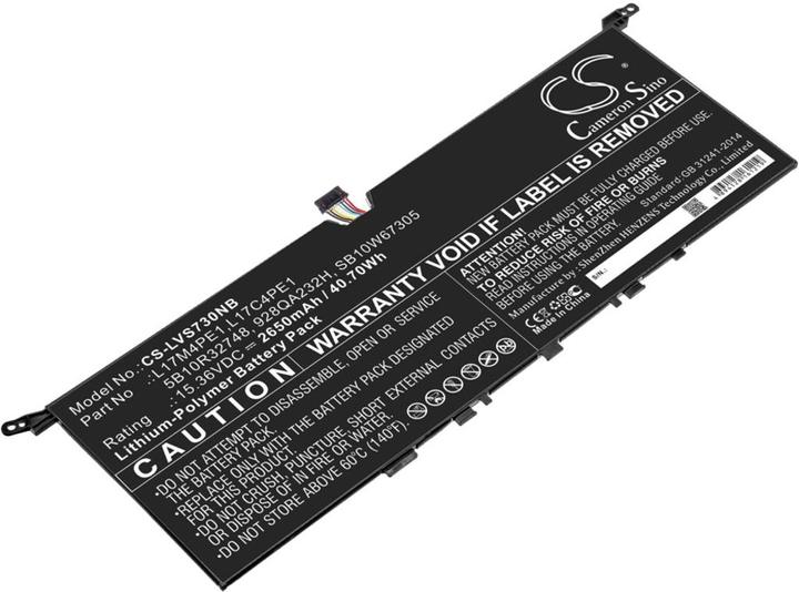 Immagine prodotto NoName Batteria per Lenovo IdeaPad 730S 13 ecc.