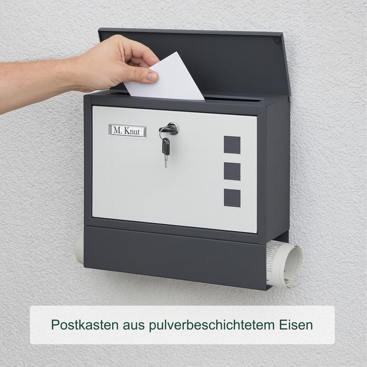 Actual product image Relaxdays Postbox