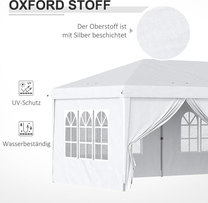 Actual product image Outsunny Folding pavilion (585 cm, 295 cm)