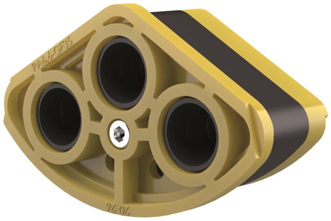 Hauff HAUF SEG 3x26 segmenten voor installatie in HSI 150-S3 systeem afdekking 3030300181